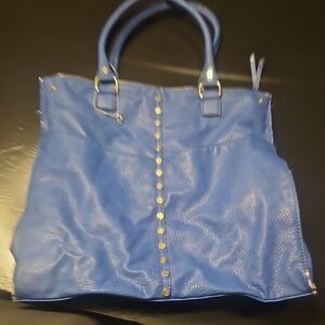 Blue Studded Women's Tote Bag Oliva + Joy Bag
